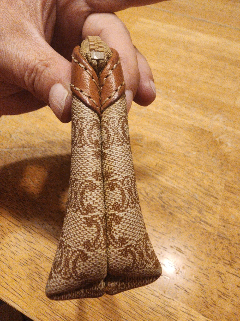 vintage Celine Macadam monogram coin purse or cosmetic pouch,